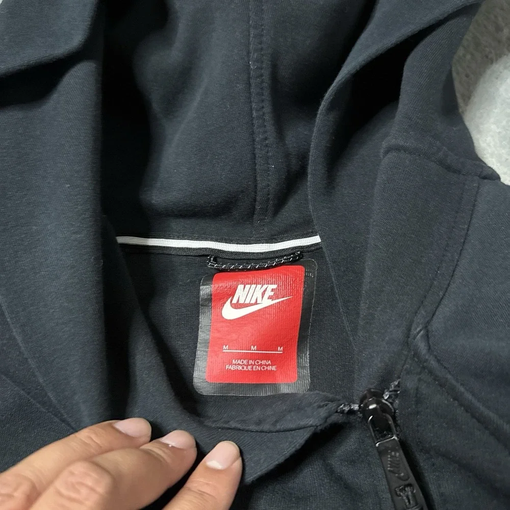 Nike Tech Fleece Cape Hoodie‎ Women's Size Medium Black Activewear Full Zip